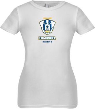 Emmanuel Next Level Girls Fashion Fit T Shirt Primary Logo - ONLINE ONLY