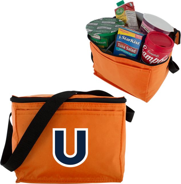 Utica Six Pack Orange Cooler Utica University Athletic U - ONLINE ONLY