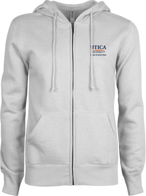 Utica ENZA Womens Fleece Full Zip Hoodie Utica Master of Social Work - ONLINE ONLY