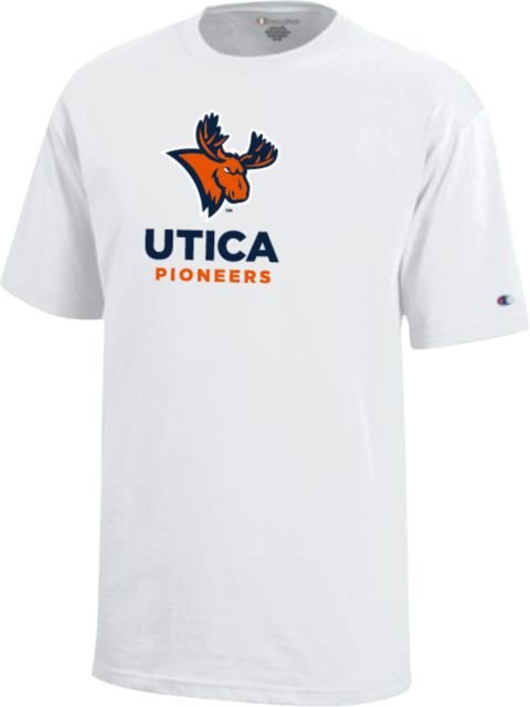 Utica Youth Champion Short Sleeve Tee Utica Pioneers w/ Trax - Athletics - ONLINE ONLY