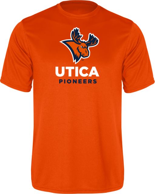 Utica Performance Orange Tee Utica Pioneers w/ Trax - Athletics - ONLINE ONLY