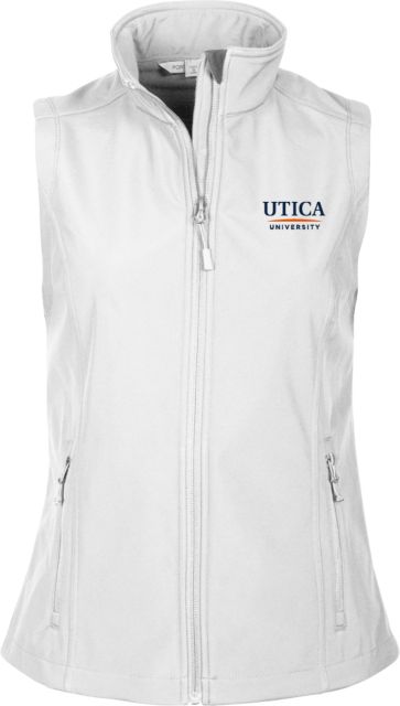 Utica Womens Core Softshell Vest Utica University - Insitutional Mark - ONLINE ONLY