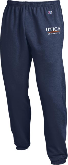 Utica Champion Banded Bottom Sweatpants Utica University - Insitutional Mark - ONLINE ONLY