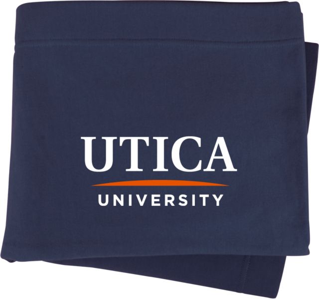Utica Sweatshirt Blanket Utica University - Insitutional Mark - ONLINE ONLY