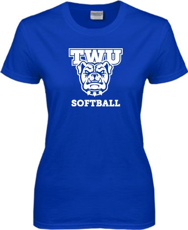 Tennessee Wesleyan Ladies T Shirt Softball - ONLINE ONLY