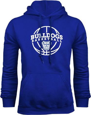 Tennessee Wesleyan Fleece Hoodie Bulldogs Basketball Arched w/ Ball - ONLINE ONLY
