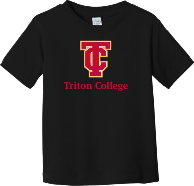 Triton Toddler T Shirt Triton College Primary Wordmark Stacked - ONLINE ONLY
