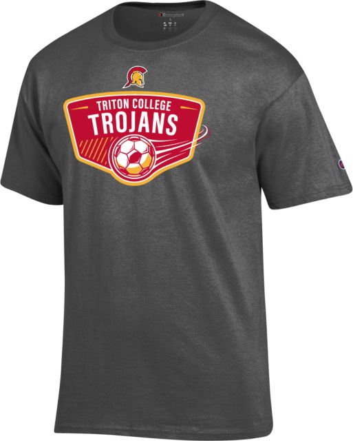 Triton College Champion T Shirt Triton College - Trojans Soccer Plaque - ONLINE ONLY