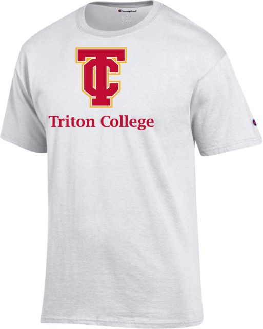 Triton Champion T Shirt Triton College Primary Wordmark Stacked - ONLINE ONLY