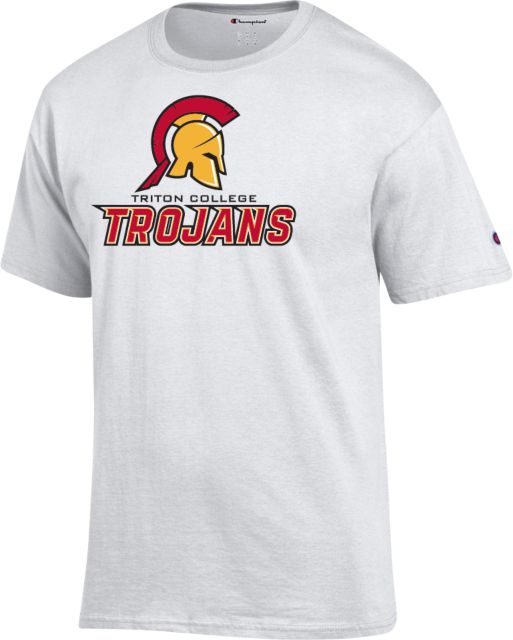 Triton Champion T Shirt Triton College Trojans - Official Athletics Mark - ONLINE ONLY