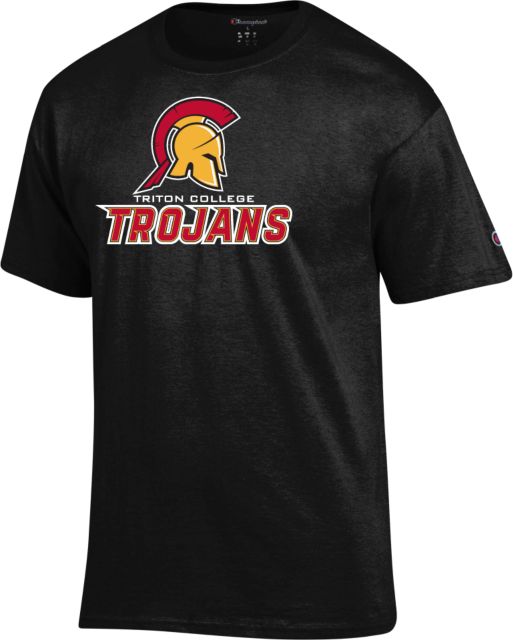 Triton Champion T Shirt Triton College Trojans - Official Athletics Mark - ONLINE ONLY