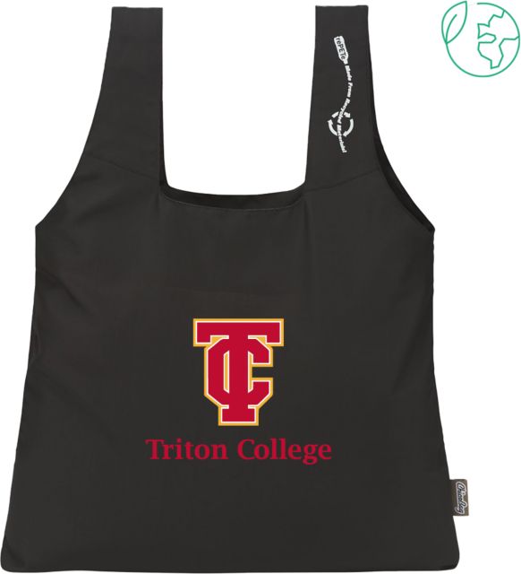 Triton ChicoBag Original rePETe Tote Triton College Primary Wordmark Stacked - ONLINE ONLY
