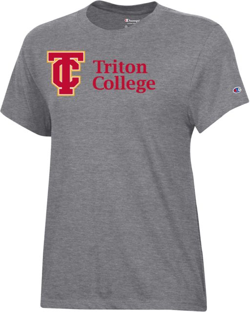 Triton Champion Womens Core Short Sleeve Tee Triton College Primary Wordmark - ONLINE ONLY