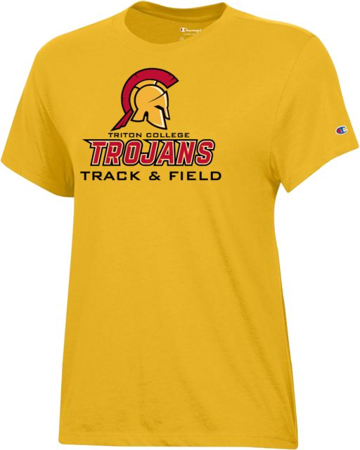 Triton Champion Womens Core Short Sleeve Tee Triton College Trojans - Track and Field - ONLINE ONLY