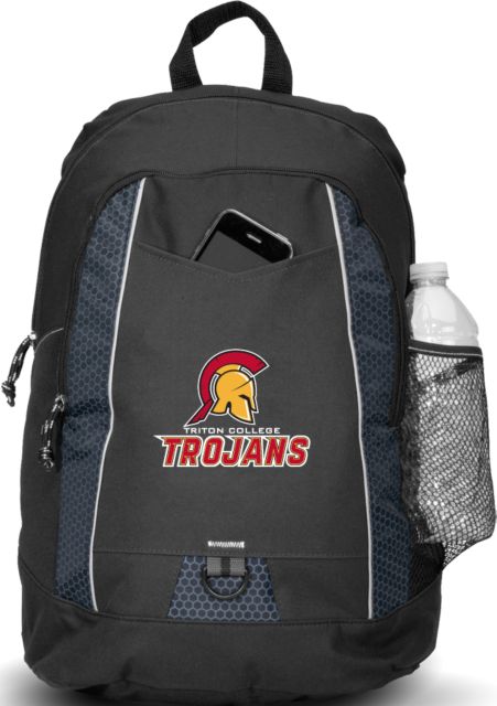 Triton Impulse Backpack Triton College Trojans - Official Athletics Mark - ONLINE ONLY
