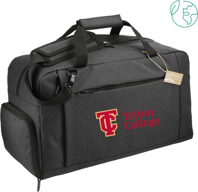 Triton Aft Recycled PET 21 Inch Duffel Triton College Primary Wordmark - ONLINE ONLY