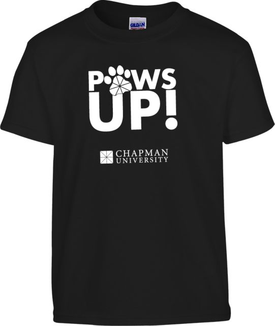 Chapman Youth T Shirt Chapman University - Paws Up Stacked - ONLINE ONLY