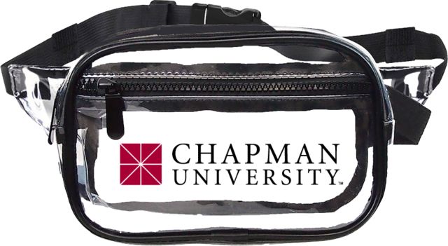 Chapman Clear Fanny Pack Chapman University - Institutional Mark Horizontal - ONLINE ONLY