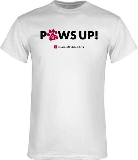 Chapman T Shirt Chapman University - Paws Up - ONLINE ONLY