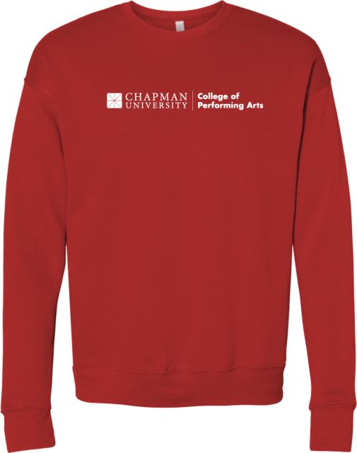 Chapman Bella + Canvas Fleece Crew Chapman University - COPA - ONLINE ONLY