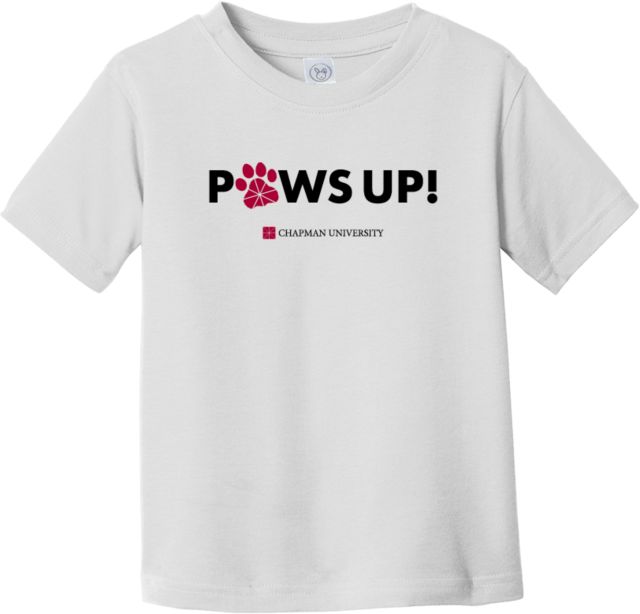 Chapman Toddler T Shirt Chapman University - Paws Up - ONLINE ONLY