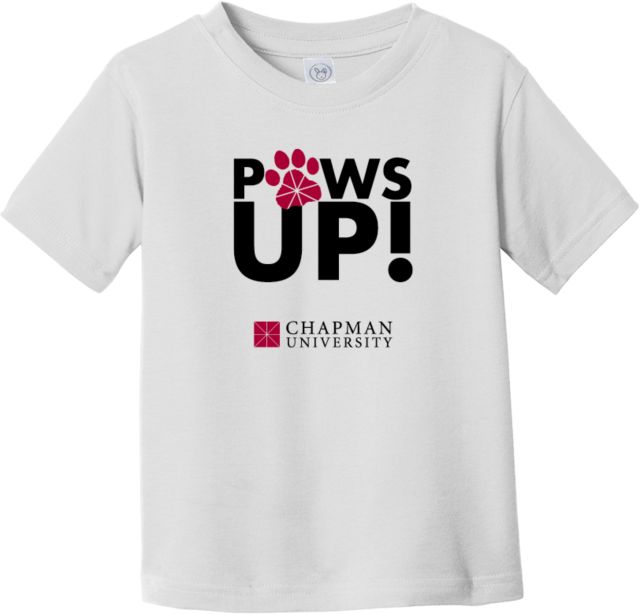 Chapman Toddler T Shirt Chapman University - Paws Up Stacked - ONLINE ONLY