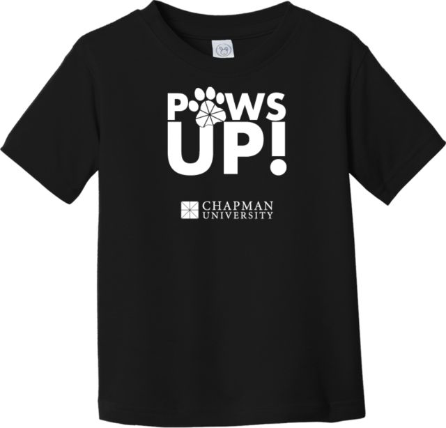 Chapman Toddler T Shirt Chapman University - Paws Up Stacked - ONLINE ONLY