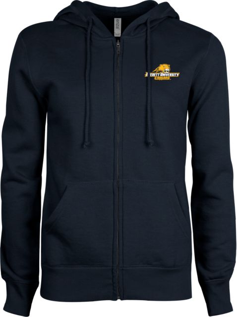 Averett ENZA Womens Fleece Full Zip Hoodie Averett University Cougars - ONLINE ONLY