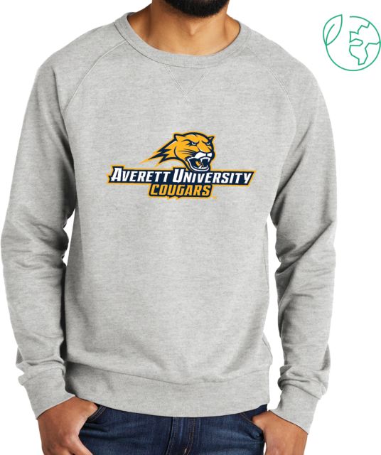 Averett Allmade Organic French Terry Crewneck Sweatshirt Primary Mark - ONLINE ONLY