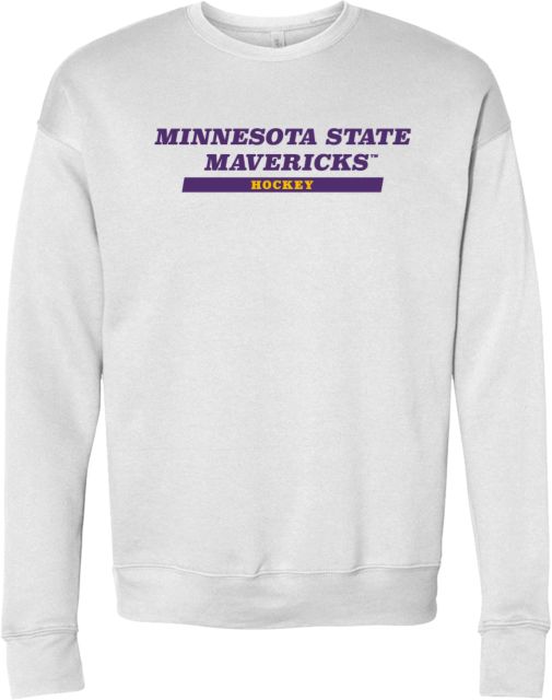 MSU Mankato Bella + Canvas Fleece Crew Minnesota State Mavericks - Hockey - ONLINE ONLY