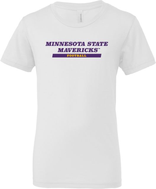 MSU Mankato Bella + Canvas Youth Jersey T Shirt Minnesota State Mavericks - Football - ONLINE ONLY