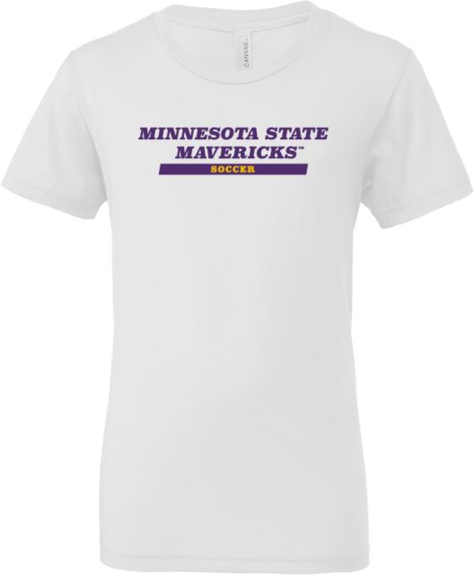 MSU Mankato Bella + Canvas Youth Jersey T Shirt Minnesota State Mavericks - Soccer - ONLINE ONLY