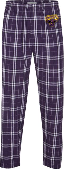 MSU Mankato Boxercraft Heritage Unisex Flannel Pajama Pant Mavericks Steer with Wordmark - ONLINE ONLY