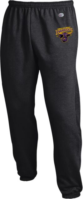 MSU Mankato Champion Banded Bottom Sweatpants Mavericks Steer with Wordmark - ONLINE ONLY