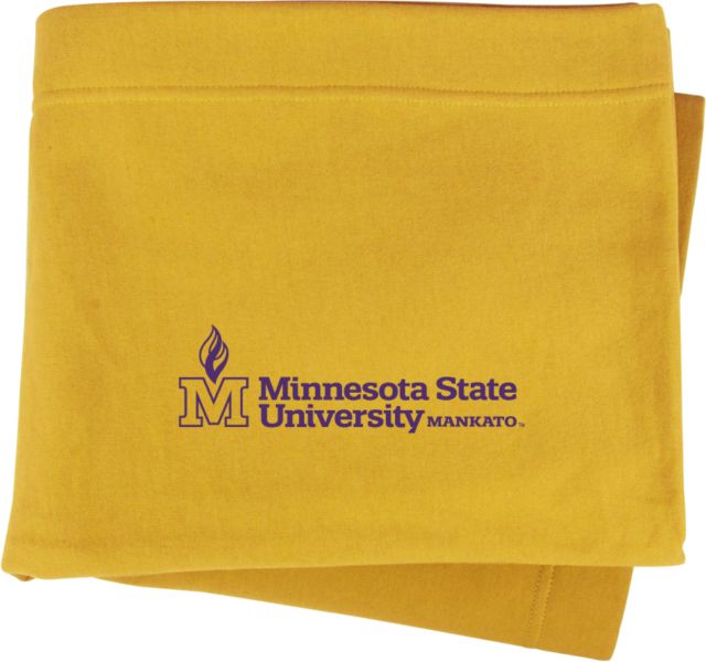 MSU Mankato Sweatshirt Blanket Minnesota State University - Mankato Horizontal Mark - ONLINE ONLY