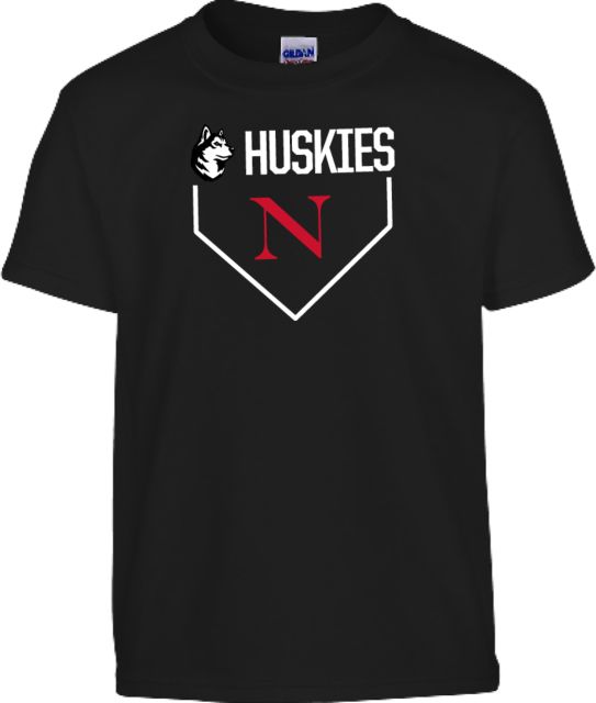 Northeastern Youth T Shirt Huskies Baseball Plate - ONLINE ONLY