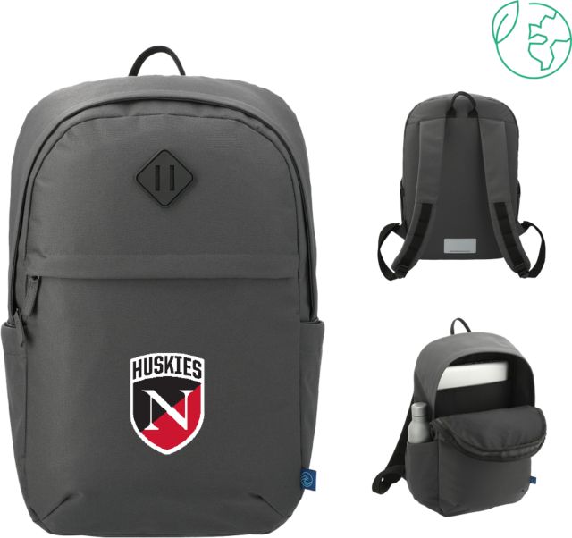 Northeastern Repreve Ocean Commuter Computer Backpack Northeastern N Shield - ONLINE ONLY