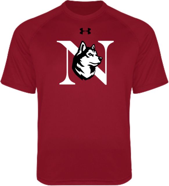 Northeastern Under Armour Youth Tech Tee Northeastern Monogram King Husky Lock Up - UA - ONLINE ONLY