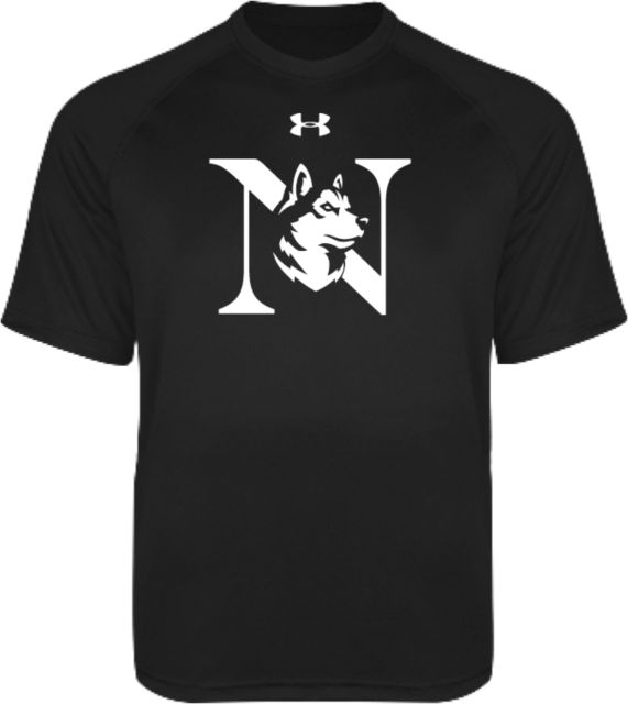 Northeastern Under Armour Youth Tech Tee Northeastern Monogram King Husky Lock Up - UA - ONLINE ONLY