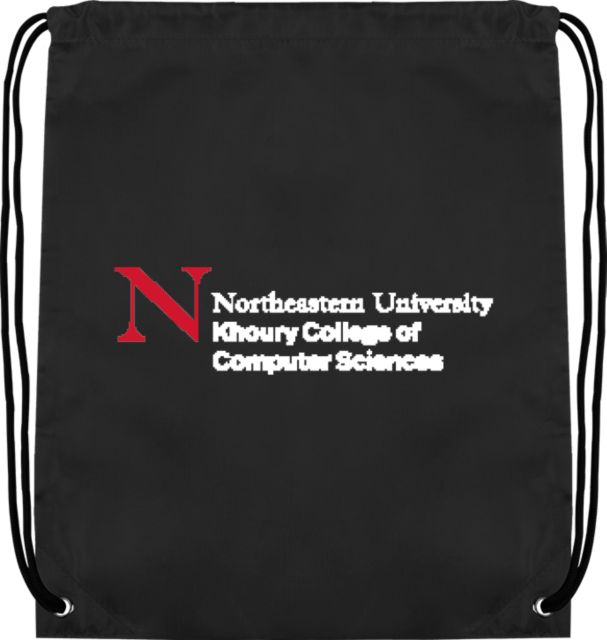 Northeastern Drawstring Backpack Northeastern University - KCCS - ONLINE ONLY