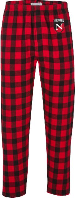 Northeastern Boxercraft Buffalo Unisex Flannel Pajama Pant Northeastern N Shield - ONLINE ONLY