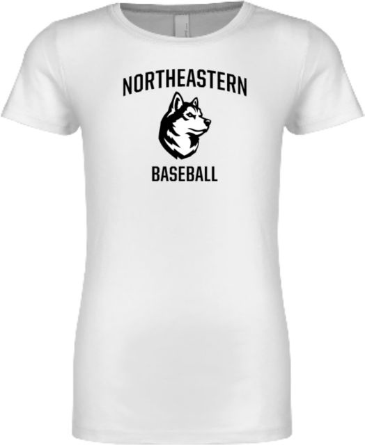 Northeastern Next Level Girls Fashion Fit T Shirt Northeastern Baseball - ONLINE ONLY