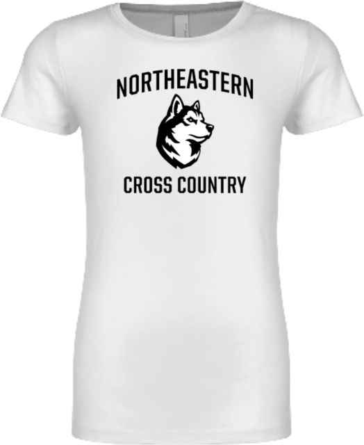 Northeastern Next Level Girls Fashion Fit T Shirt Northeastern Cross Country - ONLINE ONLY