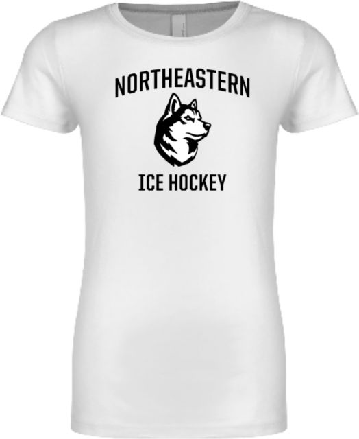 Northeastern Next Level Girls Fashion Fit T Shirt Northeastern Ice Hockey - ONLINE ONLY
