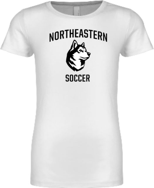 Northeastern Next Level Girls Fashion Fit T Shirt Northeastern Soccer - ONLINE ONLY