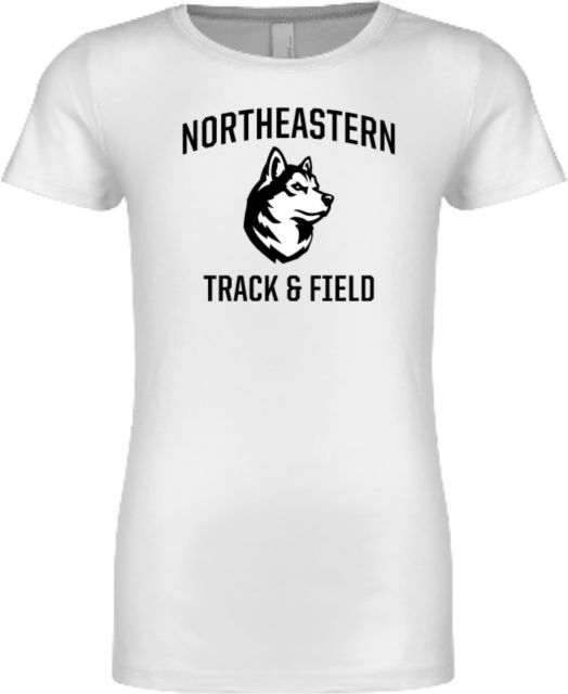 Northeastern Next Level Girls Fashion Fit T Shirt Northeastern Track and Field - ONLINE ONLY
