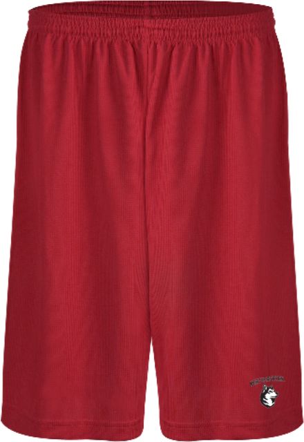 Northeastern Performance Classic 9 Inch Short NU Athletic Wordmark King Husky Lock Up - ONLINE ONLY