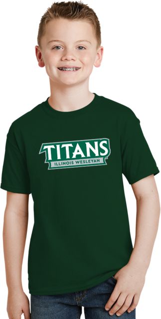 Illinois Wesleyan Youth T Shirt Titans Wordmark - ONLINE ONLY