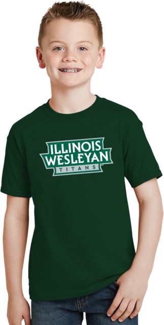 Illinois Wesleyan Youth T Shirt Wordmark Banner - ONLINE ONLY