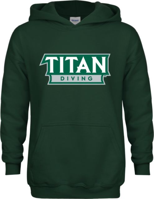 Illinois Wesleyan Youth Fleece Hoodie Diving - ONLINE ONLY
